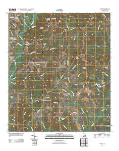 Goshen Alabama Historical topographic map, 1:24000 scale, 7.5 X 7.5 Minute, Year 2011