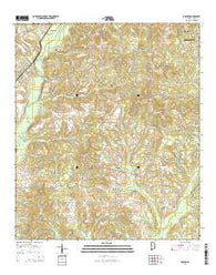 Goshen Alabama Current topographic map, 1:24000 scale, 7.5 X 7.5 Minute, Year 2014