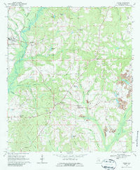 Goshen Alabama Historical topographic map, 1:24000 scale, 7.5 X 7.5 Minute, Year 1968