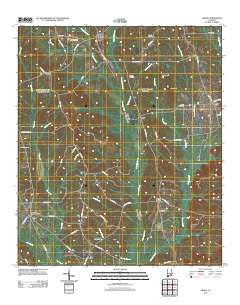 Grady Alabama Historical topographic map, 1:24000 scale, 7.5 X 7.5 Minute, Year 2011