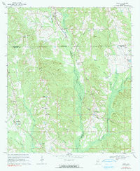 Grady Alabama Historical topographic map, 1:24000 scale, 7.5 X 7.5 Minute, Year 1968