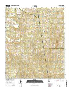 Graham Alabama Current topographic map, 1:24000 scale, 7.5 X 7.5 Minute, Year 2014