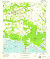 Grand Bay Alabama Historical topographic map, 1:24000 scale, 7.5 X 7.5 Minute, Year 1958