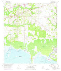Grand Bay Alabama Historical topographic map, 1:24000 scale, 7.5 X 7.5 Minute, Year 1958