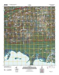 Grand Bay Alabama Historical topographic map, 1:24000 scale, 7.5 X 7.5 Minute, Year 2011