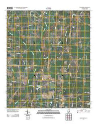 Grangeburg Alabama Historical topographic map, 1:24000 scale, 7.5 X 7.5 Minute, Year 2011
