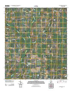 Grangeburg Alabama Historical topographic map, 1:24000 scale, 7.5 X 7.5 Minute, Year 2011