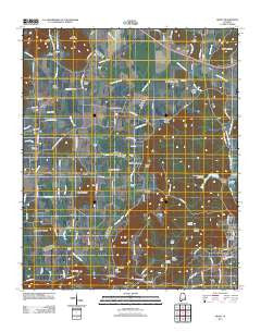 Grant Alabama Historical topographic map, 1:24000 scale, 7.5 X 7.5 Minute, Year 2011