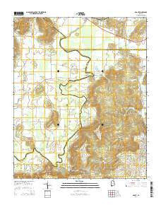 Grant Alabama Current topographic map, 1:24000 scale, 7.5 X 7.5 Minute, Year 2014