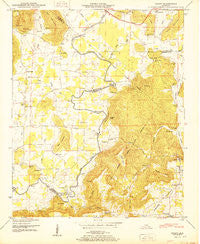Grant Alabama Historical topographic map, 1:24000 scale, 7.5 X 7.5 Minute, Year 1950
