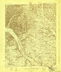 Gravelly Springs Alabama Historical topographic map, 1:48000 scale, 15 X 15 Minute, Year 1924