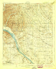 Gravelly Springs Alabama Historical topographic map, 1:62500 scale, 15 X 15 Minute, Year 1926