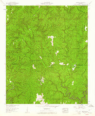 Grayson Alabama Historical topographic map, 1:24000 scale, 7.5 X 7.5 Minute, Year 1960