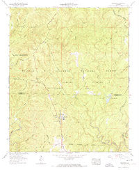 Grayson Alabama Historical topographic map, 1:24000 scale, 7.5 X 7.5 Minute, Year 1960