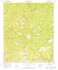 Grayson Alabama Historical topographic map, 1:24000 scale, 7.5 X 7.5 Minute, Year 1960