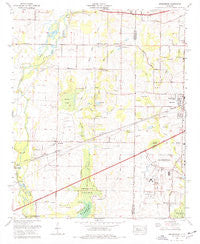 Greenbrier Alabama Historical topographic map, 1:24000 scale, 7.5 X 7.5 Minute, Year 1975