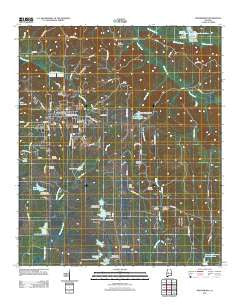 Greensboro Alabama Historical topographic map, 1:24000 scale, 7.5 X 7.5 Minute, Year 2011