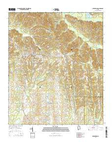Greensboro Alabama Current topographic map, 1:24000 scale, 7.5 X 7.5 Minute, Year 2014
