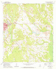 Greenville East Alabama Historical topographic map, 1:24000 scale, 7.5 X 7.5 Minute, Year 1971