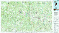 Greenville Alabama Historical topographic map, 1:100000 scale, 30 X 60 Minute, Year 1986