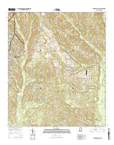 Greenville East Alabama Current topographic map, 1:24000 scale, 7.5 X 7.5 Minute, Year 2014
