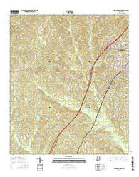 Greenville West Alabama Current topographic map, 1:24000 scale, 7.5 X 7.5 Minute, Year 2014
