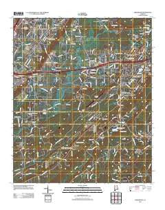 Greenwood Alabama Historical topographic map, 1:24000 scale, 7.5 X 7.5 Minute, Year 2011