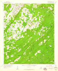 Greenwood Alabama Historical topographic map, 1:24000 scale, 7.5 X 7.5 Minute, Year 1959