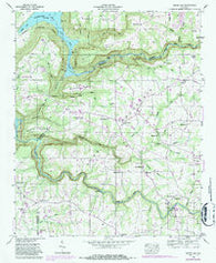 Grove Oak Alabama Historical topographic map, 1:24000 scale, 7.5 X 7.5 Minute, Year 1946