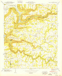 Grove Oak Alabama Historical topographic map, 1:24000 scale, 7.5 X 7.5 Minute, Year 1949