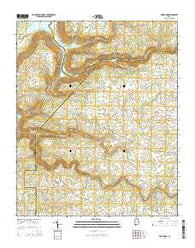 Grove Oak Alabama Current topographic map, 1:24000 scale, 7.5 X 7.5 Minute, Year 2014