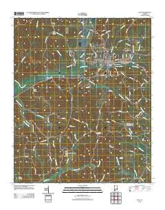 Guin Alabama Historical topographic map, 1:24000 scale, 7.5 X 7.5 Minute, Year 2011