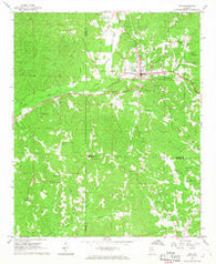 Guin Alabama Historical topographic map, 1:24000 scale, 7.5 X 7.5 Minute, Year 1967