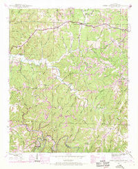 Guinn Cross Roads Alabama Historical topographic map, 1:24000 scale, 7.5 X 7.5 Minute, Year 1946