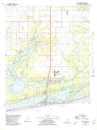 Gulf Shores Alabama Historical topographic map, 1:24000 scale, 7.5 X 7.5 Minute, Year 1980