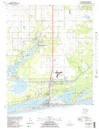 Gulf Shores Alabama Historical topographic map, 1:24000 scale, 7.5 X 7.5 Minute, Year 1980