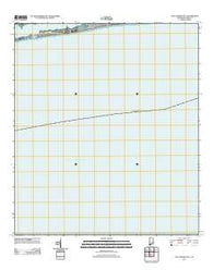 Gulf Shores OE S Alabama Historical topographic map, 1:24000 scale, 7.5 X 7.5 Minute, Year 2011
