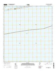 Gulf Shores OE S Alabama Current topographic map, 1:24000 scale, 7.5 X 7.5 Minute, Year 2014