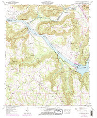 Guntersville Dam Alabama Historical topographic map, 1:24000 scale, 7.5 X 7.5 Minute, Year 1948