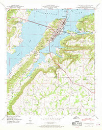 Guntersville Alabama Historical topographic map, 1:24000 scale, 7.5 X 7.5 Minute, Year 1948