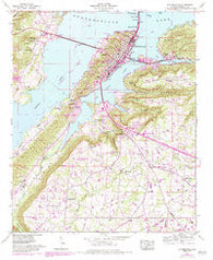 Guntersville Alabama Historical topographic map, 1:24000 scale, 7.5 X 7.5 Minute, Year 1948