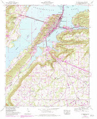 Guntersville Alabama Historical topographic map, 1:24000 scale, 7.5 X 7.5 Minute, Year 1948