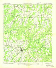 Hackleburg Alabama Historical topographic map, 1:24000 scale, 7.5 X 7.5 Minute, Year 1936