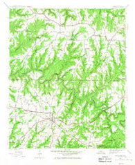 Hackleburg Alabama Historical topographic map, 1:24000 scale, 7.5 X 7.5 Minute, Year 1946