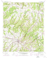 Hackleburg Alabama Historical topographic map, 1:24000 scale, 7.5 X 7.5 Minute, Year 1946