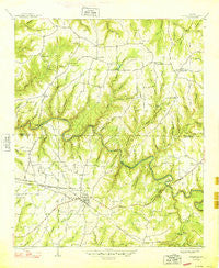 Hackleburg Alabama Historical topographic map, 1:24000 scale, 7.5 X 7.5 Minute, Year 1948
