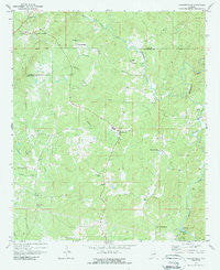 Hackneyville Alabama Historical topographic map, 1:24000 scale, 7.5 X 7.5 Minute, Year 1969