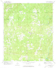 Hackneyville Alabama Historical topographic map, 1:24000 scale, 7.5 X 7.5 Minute, Year 1969
