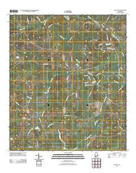 Hacoda Alabama Historical topographic map, 1:24000 scale, 7.5 X 7.5 Minute, Year 2011