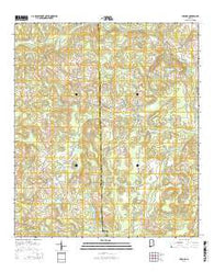 Hacoda Alabama Current topographic map, 1:24000 scale, 7.5 X 7.5 Minute, Year 2014